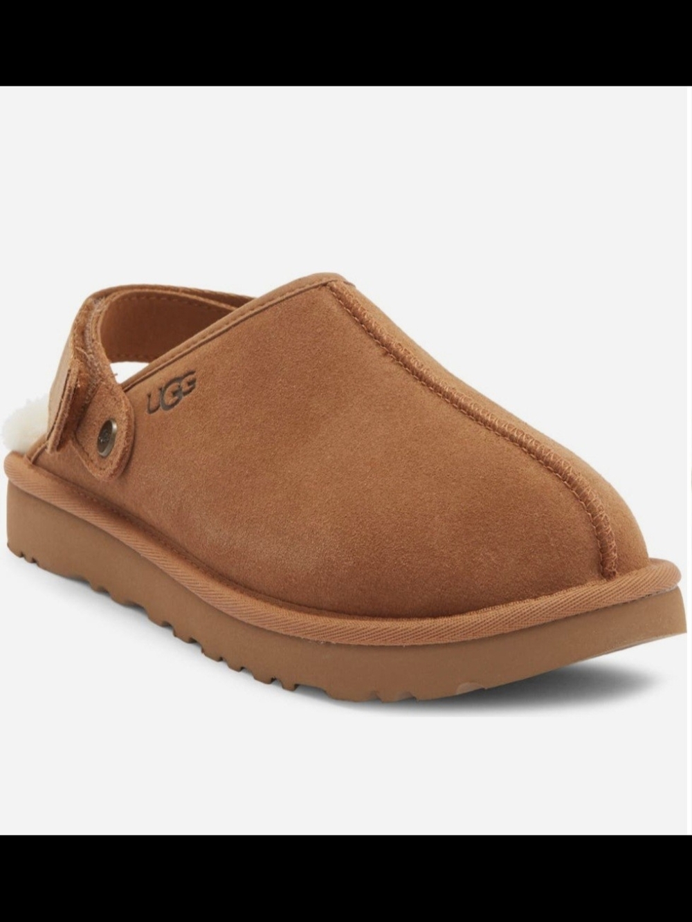 UGG Lanah Suede Clog - Chestnut